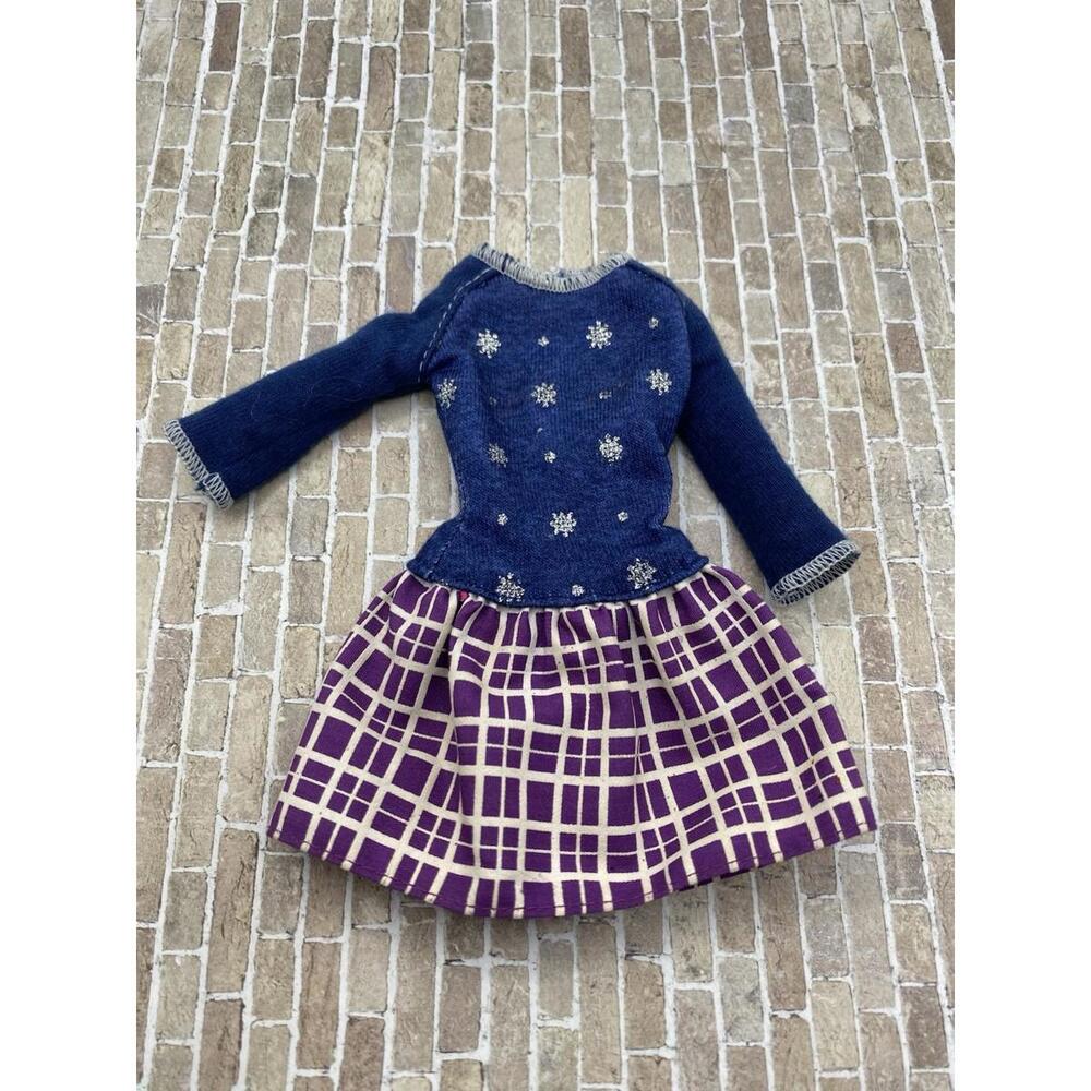 Barbie casual Dress~ Fashionista Star Top Plaid Skirt BC5